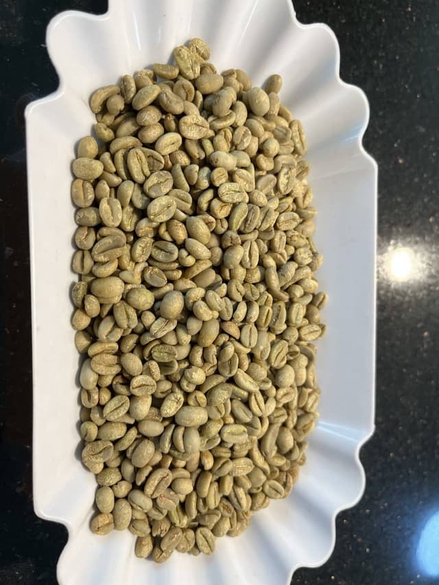 Green coffee beans